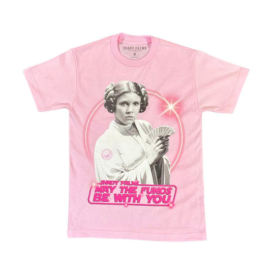 Shady Palms "May The Funds Be With You" Tee (Pink)