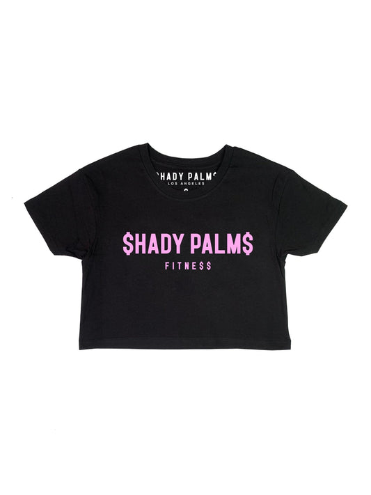 Shady Palms Fitness Oversized Crop Top