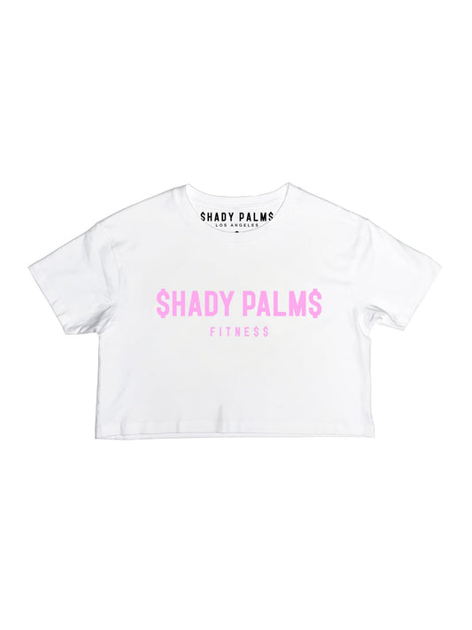 Shady Palms Fitness Oversized Crop Top