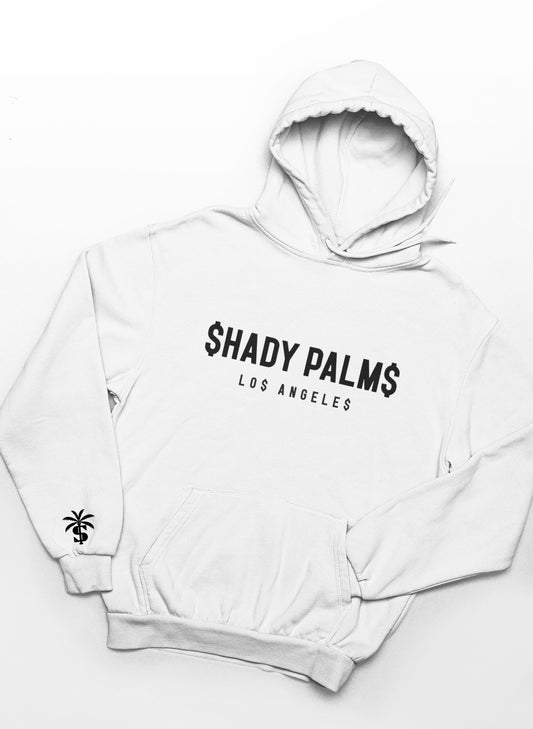 Shady Palms "Classic Logo" Hoodie - White